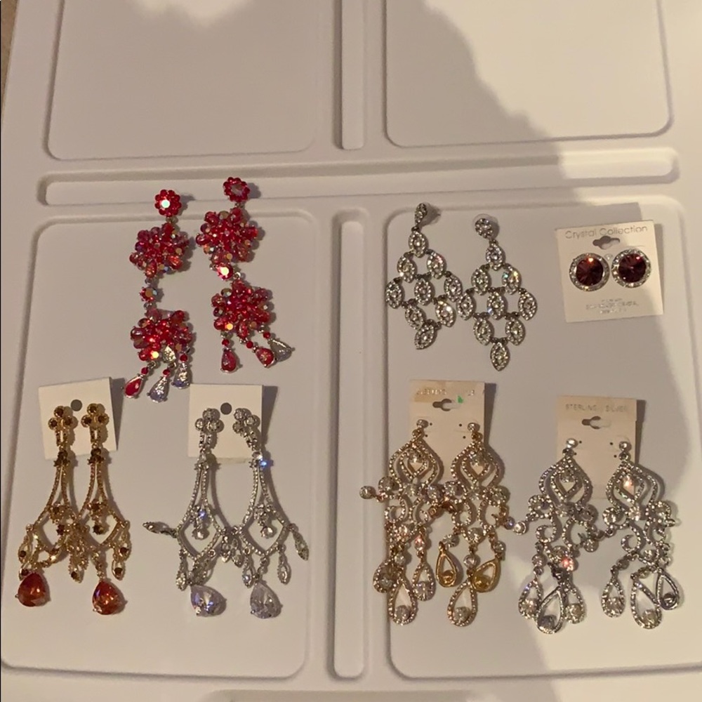 Lot of (15) Pageant Earrings. Brand New